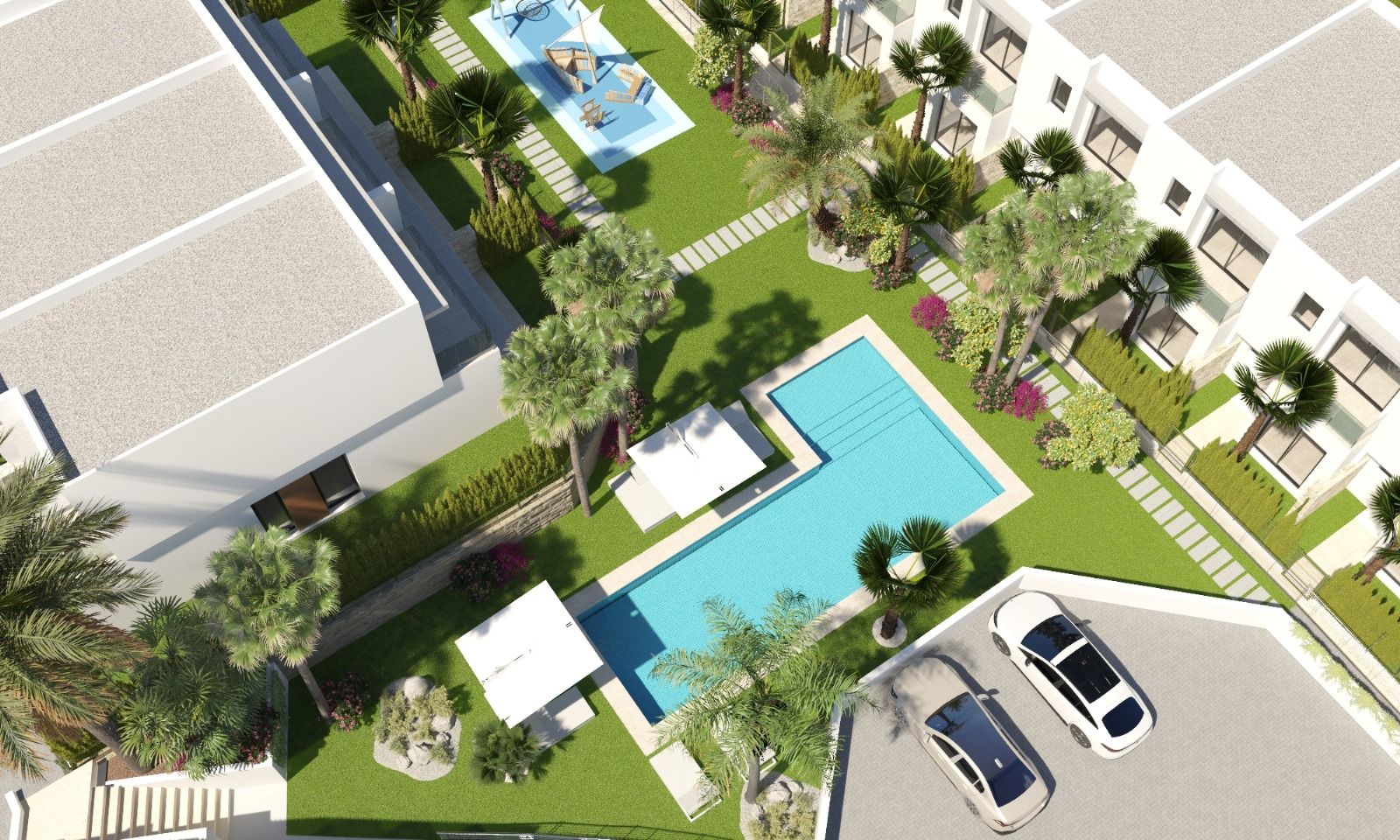 Reihenhäuser zu verkaufen in Finestrat, 3 Schlafzimmer, mit Pool