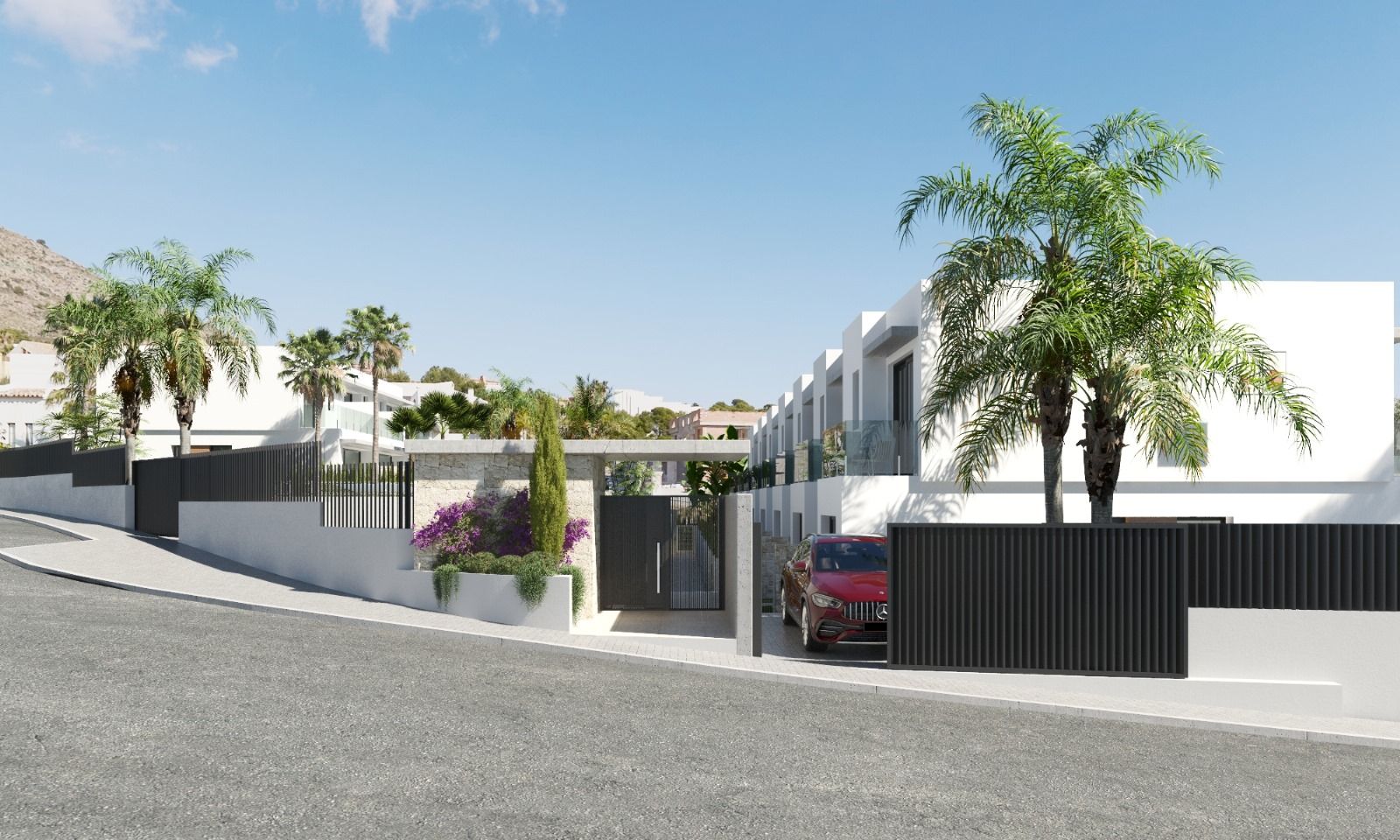 Reihenhäuser zu verkaufen in Finestrat, 3 Schlafzimmer, mit Pool