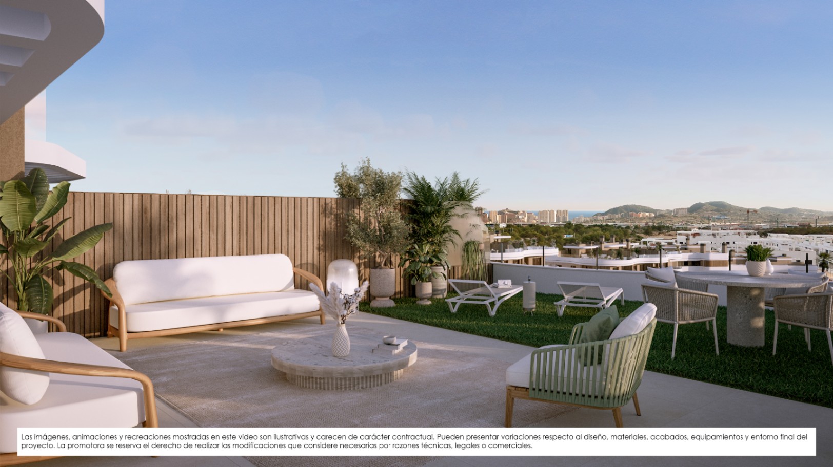 Appartement à Finestrat : 3 chambres et piscine commune.