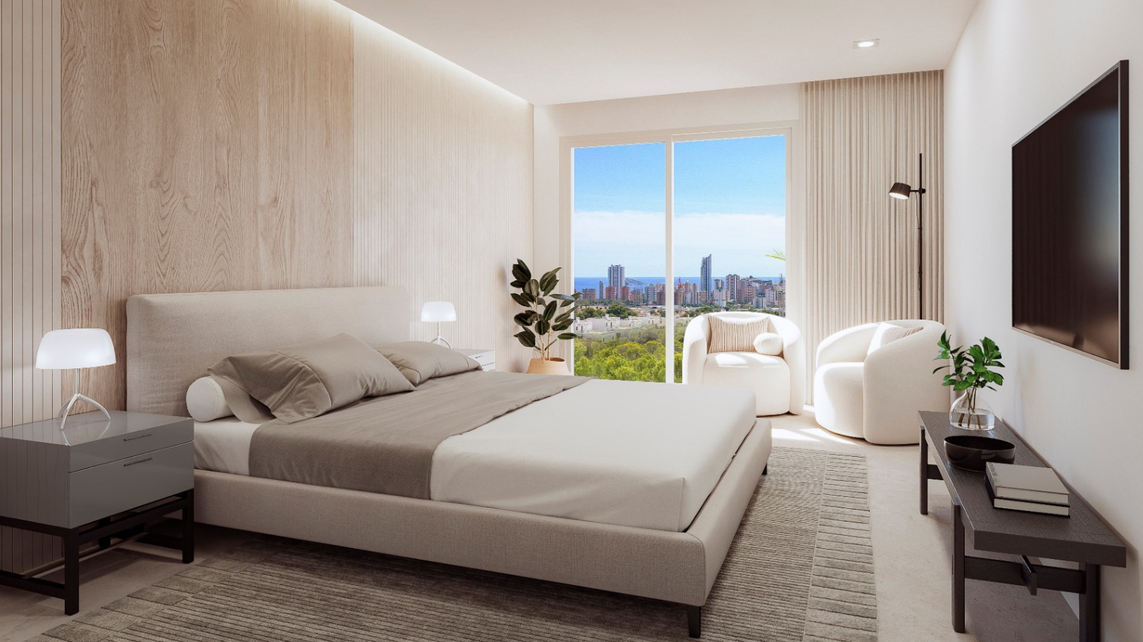 Apartamento en venta con 1 dormitorio y piscina en Finestrat