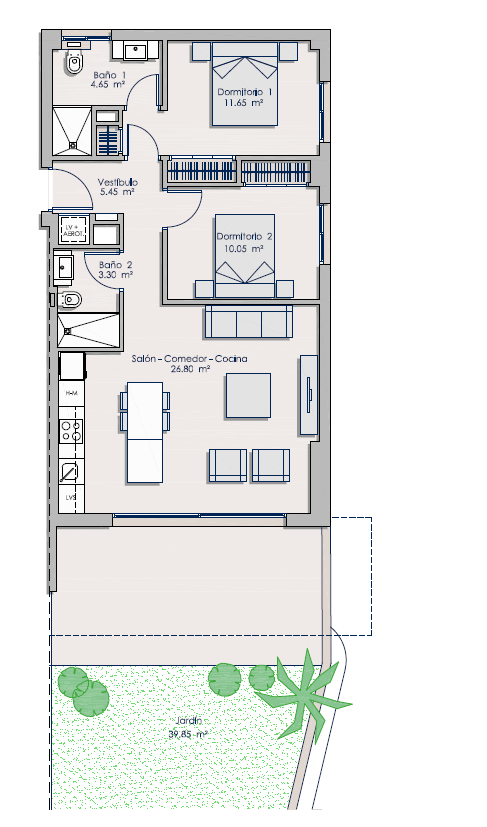 Appartement de 2 chambres à vendre à Finestrat, Alicante