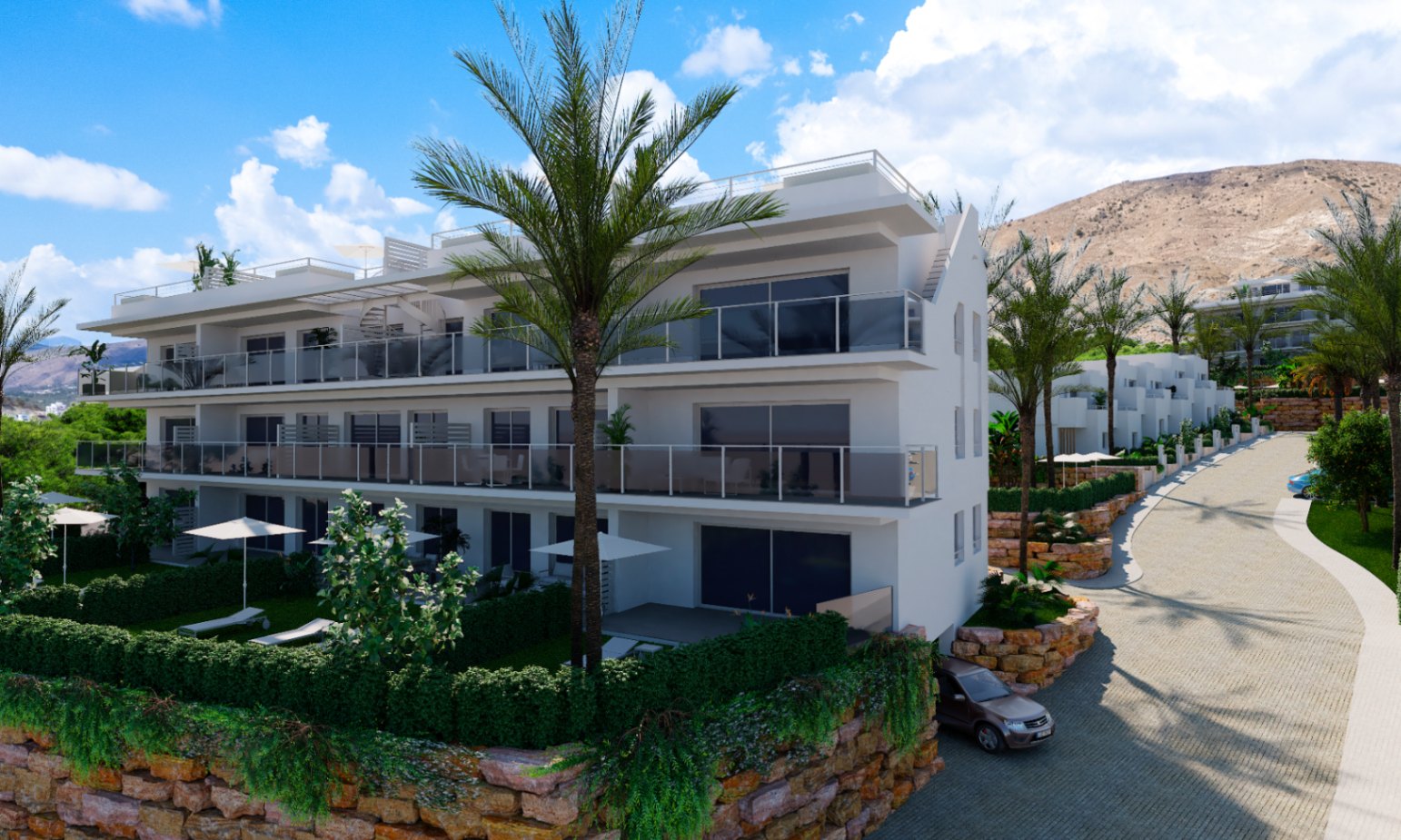 Appartement en vente à Finestrat : 2 chambres, piscine commune
