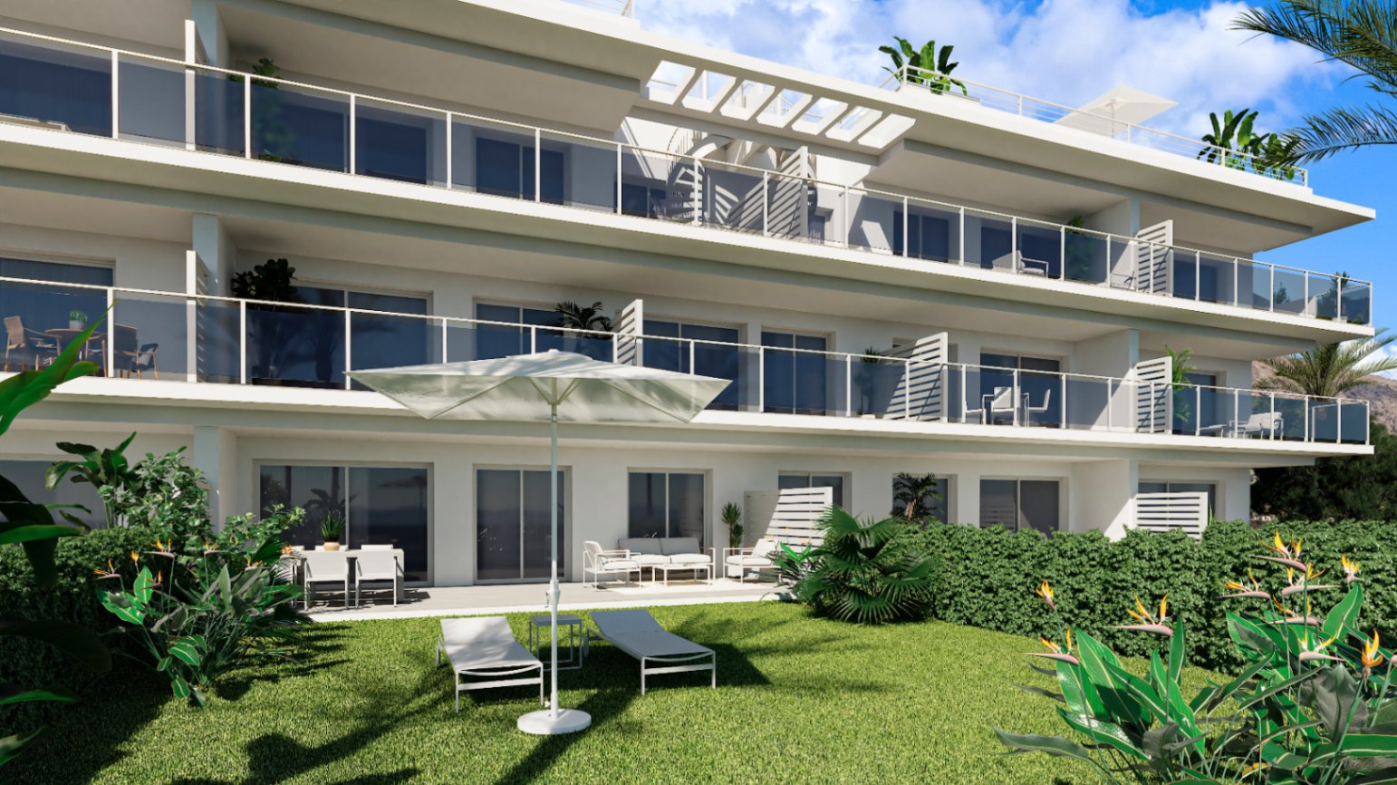 Appartement en vente à Finestrat : 2 chambres, piscine commune