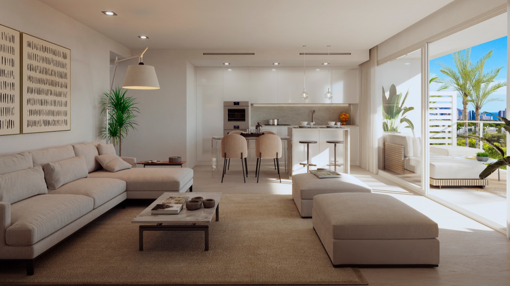Appartement en vente à Finestrat : 2 chambres, piscine commune