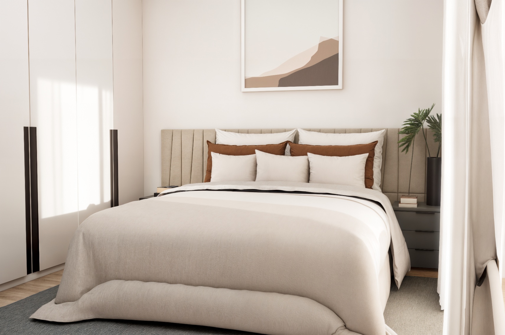 Ático de 2 dormitorios y 2 baños con terraza y solárium