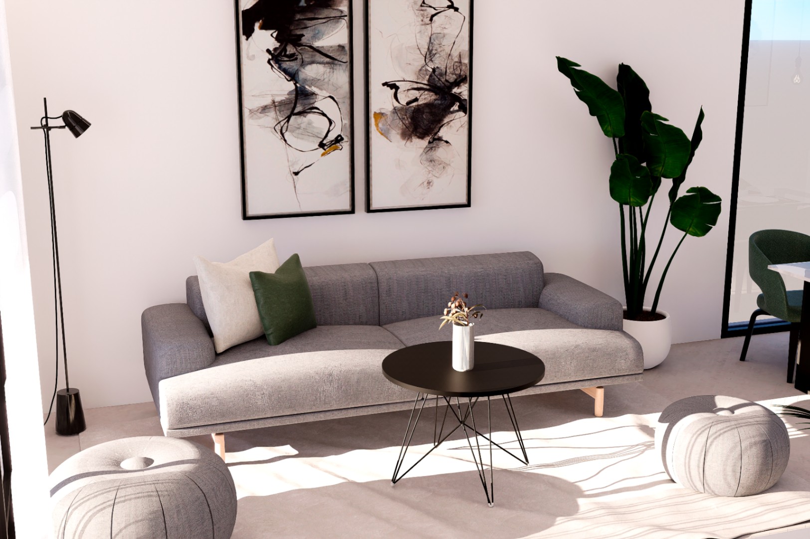 Ático de 2 dormitorios y 2 baños con terraza y solárium
