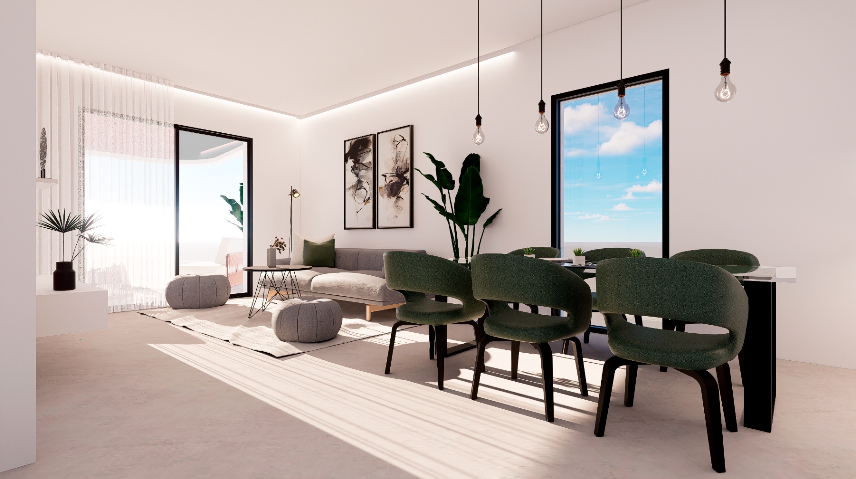Ático de 2 dormitorios y 2 baños con terraza y solárium