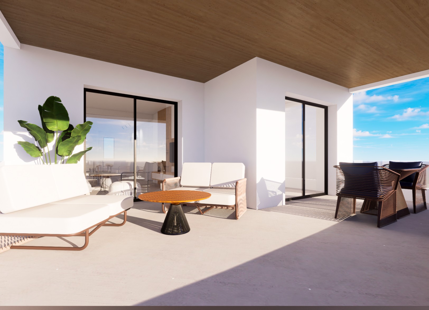 Ático de 2 dormitorios y 2 baños con terraza y solárium
