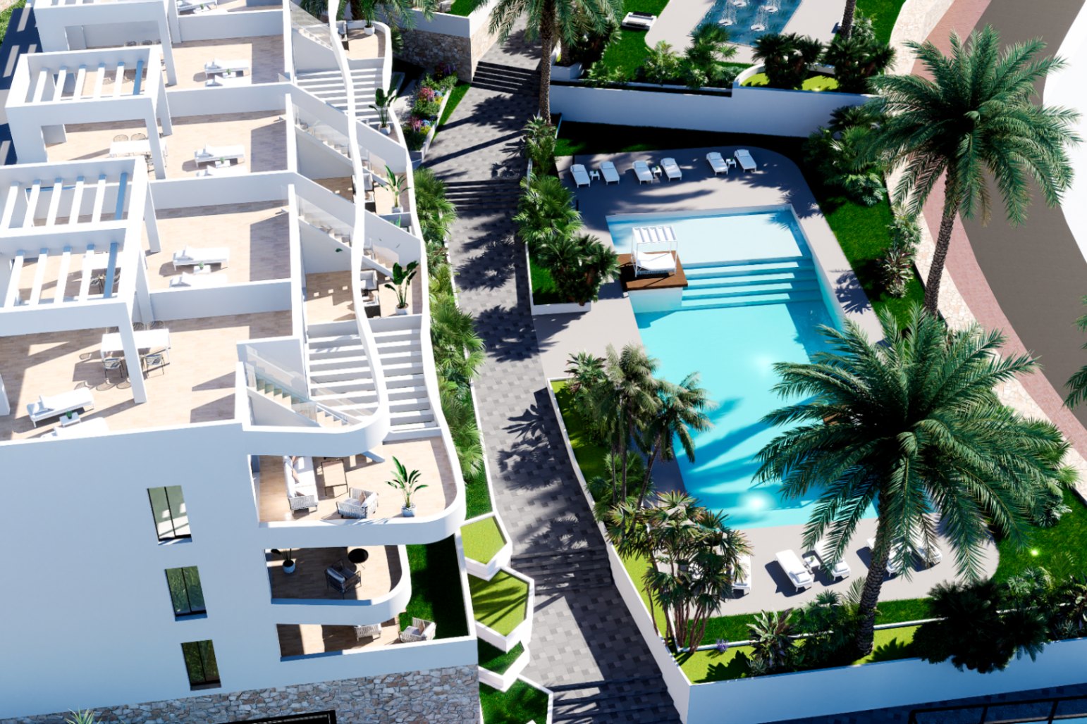 Ático de 2 dormitorios y 2 baños con terraza y solárium