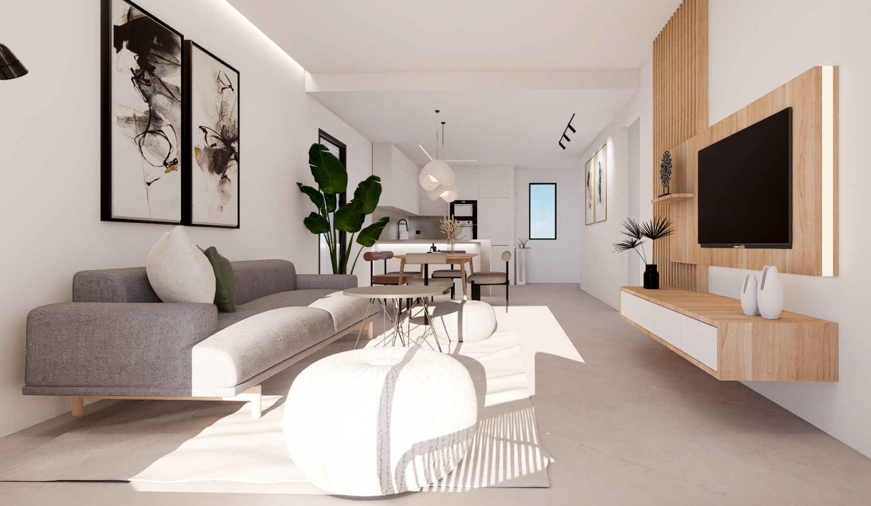 Ático de 2 dormitorios y 2 baños con terraza y solárium