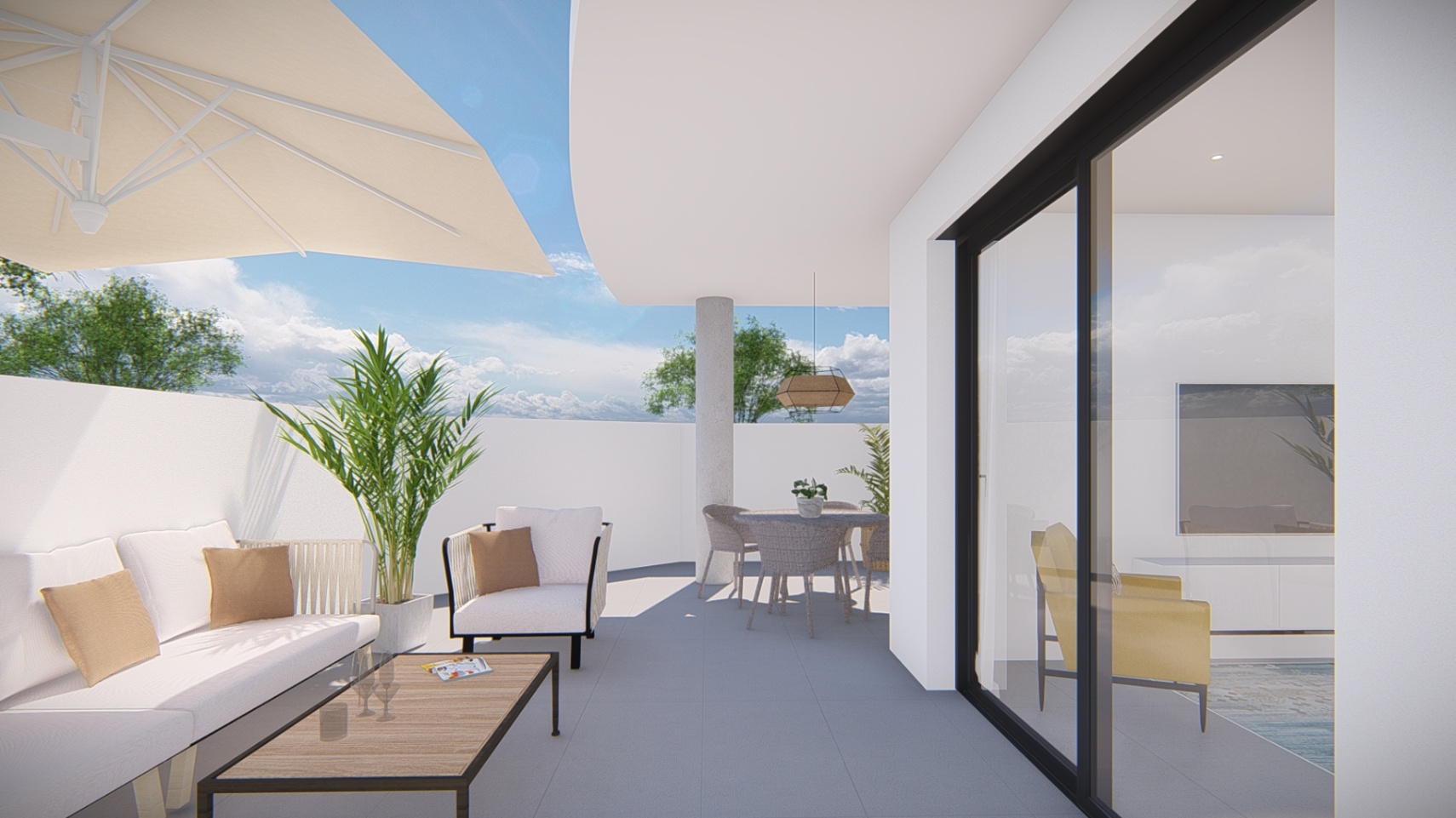 Apartment with a terrace in Villajoyosa